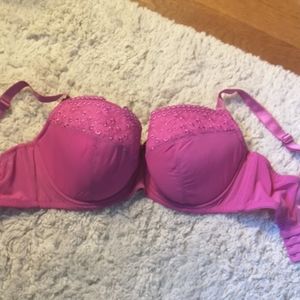 Parfait 36H Bra Pink Lace